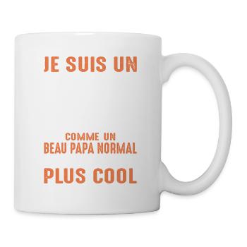 Beau-papa Motard Moto Sport Fête Des Pères Papa - Mug blanc - blanc - Droite