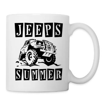 Jeeps Buzzer - Mug blanc - blanc - Droite