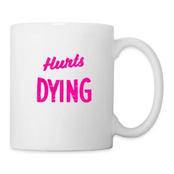 Lustiger Jogging-Läufer Alles tut weh und ich - Tasse - Weiß - Rechts