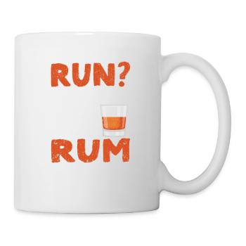 Fun Running Drink Runners Running Je pensais - Mug blanc - blanc - Droite