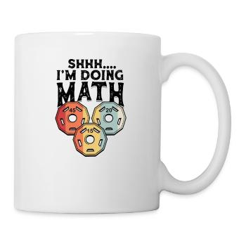 Shhh I'm Doing Math Funny Weight Lifting - - Mug - white - Right