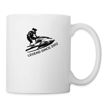 Legendary Jet Ski Driver Birthday Vintage - Mug - white - Right