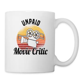 Filmkritiker Filmrezensent Spielfilm Film - Tasse - Weiß - Rechts
