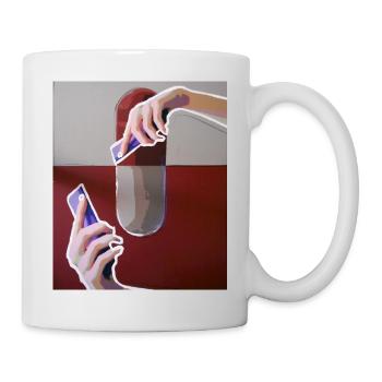 SELFIE, 2018 von massimiliano sbrescia - Tasse - Weiß - Rechts