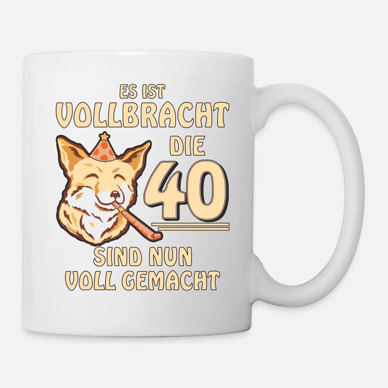 40 GEBURTSTAG - Tasse - Weiß