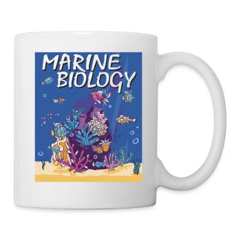 BIOLOGIE MARINE - Mug blanc - blanc - Droite
