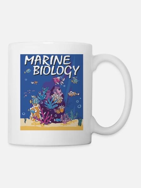 MARINE BIOLOGY - Tasse - Weiß