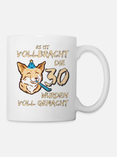 30 GEBURTSTAG - Tasse - Weiß