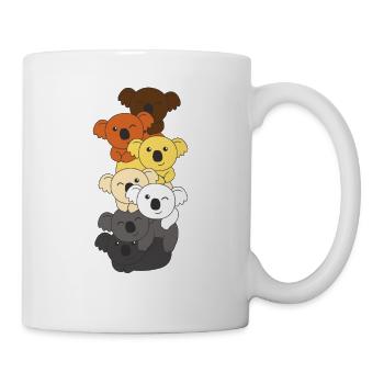 Bear Brotherhood Flag Pride LGBTQ Koala Bunch - Mug blanc - blanc - Droite