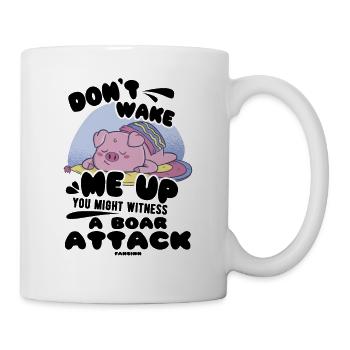 Cochon - Mug blanc - blanc - Droite