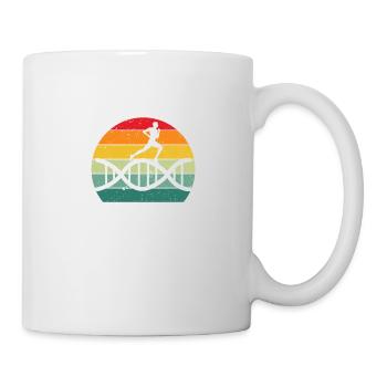 Courir c’est dans mon ADN Drôle de jogging Marathon - Mug blanc - blanc - Droite