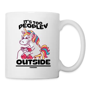 C’est trop folklorique en dehors de la licorne de jeu - Mug blanc - blanc - Droite