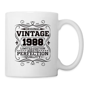 Vintage 1988 Original Limited Edition - Tasse - Weiß - Rechts