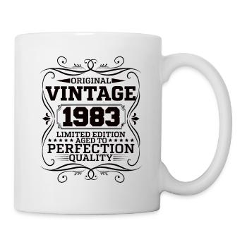 Vintage 1983 Original Limited Edition - Tasse - Weiß - Rechts