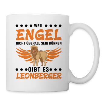 Leonberger Engel - Tasse - Weiß - Rechts