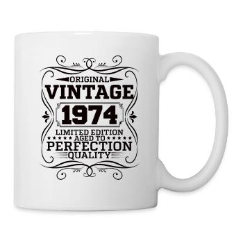 Vintage 1974 Original Limited Edition - Tasse - Weiß - Rechts