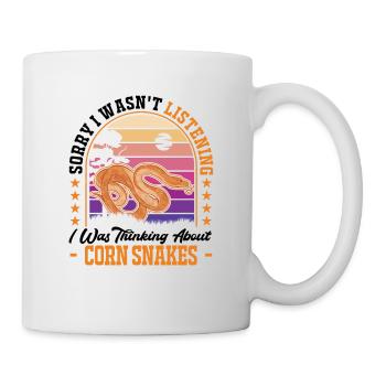 Corn Snake Cadeau Corn Snake - Mug blanc - blanc - Droite