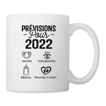 2022 Annonce Grossesse Papa Annonces Grossesse - Mug blanc - blanc - Droite