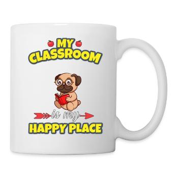 My Classroom Is My Happy Place Elementary Teacher - Mug - white - Right