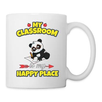 My Classroom Is My Happy Place Elementary Teacher - Mug - white - Right