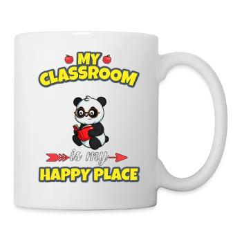 My Classroom Is My Happy Place Elementary Teacher - Mug - white - Right