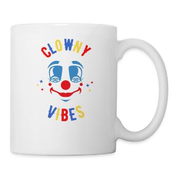 Clowny Vibes Quoting Circus Performer Arena - Mug - white - Right