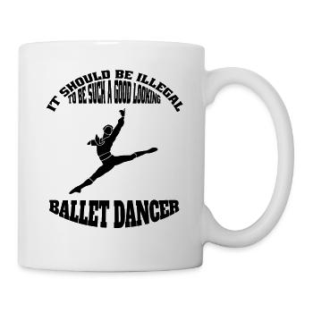 Ballet Dance Dancer Gift Ballerina Dance Class - Mug - white - Right