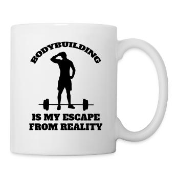 Fitness Muscle Bodybuilder Musculation Athlètes - Mug blanc - blanc - Droite