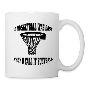 Club de basket-ball Joueurs de basket-ball Amateurs de basket-ball - Mug blanc - blanc - Droite