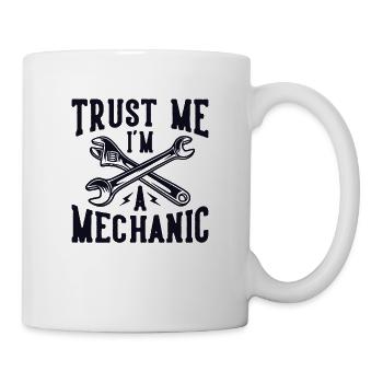 Trust Me I'm Mechanic Mécanicien automobile - Mug blanc - blanc - Droite