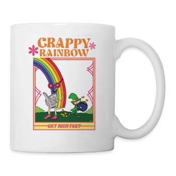 Crappy Rainbow - Devenez riche rapidement - Leprechaun - Mug blanc - blanc - Droite