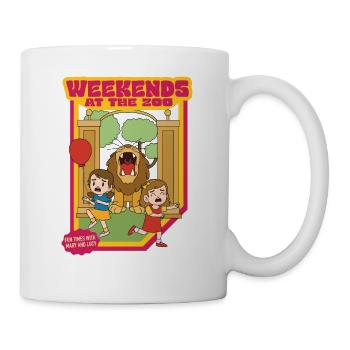 Weekends At The Zoo - Fun Times With Mary And Lucy - Mug - white - Right
