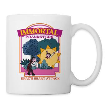 Immortal Pranksters - Drac's Heart Attack - Pranks - Tasse - Weiß - Rechts