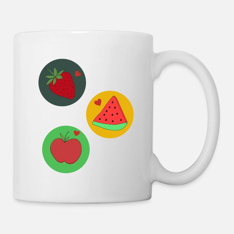 Fruits - Mug blanc - blanc