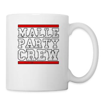 Malle Party Crew - Tasse - Weiß - Rechts