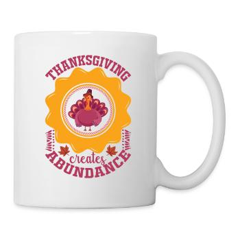 Dinde de Thanksgiving Dinde de Thanksgiving - Mug blanc - blanc - Droite