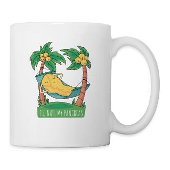 Eh, nee. Meine Bauchspeicheldrüse Eh, Nah. Meine B - Tasse - Weiß - Rechts