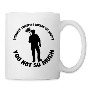 Ramoneur Cadeau Balayeuse de nourriture Ramoneur - Mug blanc - blanc - Droite