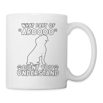 Cute Beagle Dog Owner Motif Beagle Gassi - Mug - white - Right