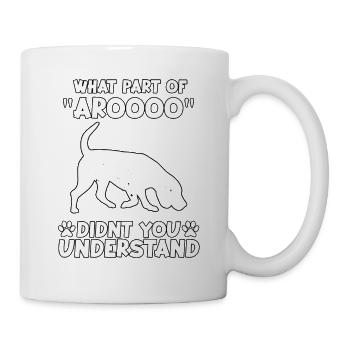 Niedlicher Beagle Spruch Beagle Hundehalter - Tasse - Weiß - Rechts