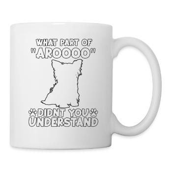 Cute Yorkshire Terrier Owner Gassi Motif Yorki - Mug - white - Right