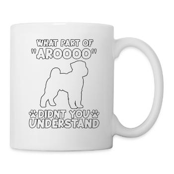 Schnauzer Propriétaire Gassi Motif Drôle Schnauzer - Mug blanc - blanc - Droite