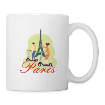 Paris - Tasse - Weiß - Rechts