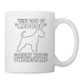 Schnauzer Fan Hunde Motiv Lustiges Schnauzer Gassi - Tasse - Weiß - Rechts