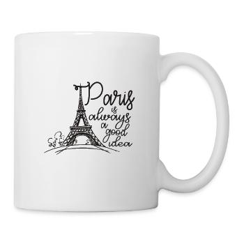 Paris - Tasse - Weiß - Rechts