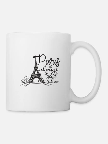 Paris - Tasse - Weiß