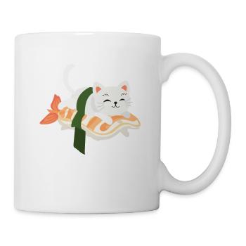 Drôles de sushi cats pour tous les amoureux des chats - Mug blanc - blanc - Droite
