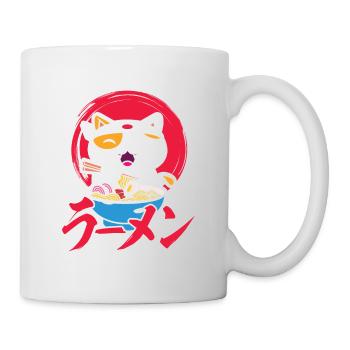 Ramen de chat drôle pour tout le monde - Mug blanc - blanc - Droite