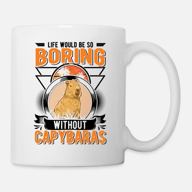La vie serait si ennuyeuse sans Capybaras - Mug blanc - blanc