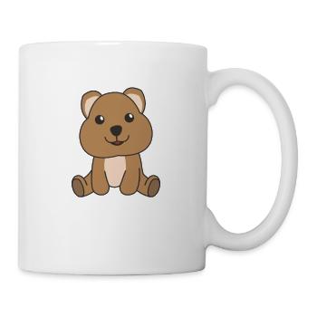 quokka heureux animal mignon - Mug blanc - blanc - Droite